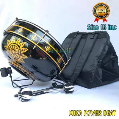 Bass tawon Hadroh motif bintang ukuran 16 inch mika power Beat