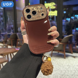 เคสโทรศัพท์ Apple 17Promax 2025 รุ่นไฮเอนด์สีสันสดใส ปกป้องเลนส์เต็มจอ สีแดงไวน์ ดีไซน์เก๋ไก๋ สำหรับผู้หญิง