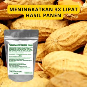 Pupuk Booster Kacang Tanah Pelebat Organik Cepat Berbuah Lebat Besar Anti Rontok Pembesar