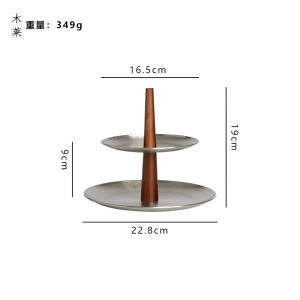 ชั้นวางของแบบหลายชั้นสแตนเลสสำหรับจัดวางของหวานในร้านอาหาร ชั้นวางของที่สวยงามและเป็นมิตรกับสายตาสำหรับตกแต่งบ้าน