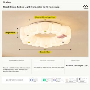 FANCY LAMP CLUB | Eye-Protecting Creamy Cloud Ceiling Light for Kids