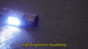 BORUiT HP350 Powerful Headlamp 18650 Type-C Rechargeable High Work Headlight IP65 Waterproof Head Torch Fishing Camping Lighting