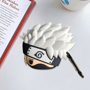 3D Airpods Pro Case NARUTO Airpods 3 Gen Wireless Bluetooth Headset Protective Case Cartoon Soft Silicone Cover Airpods Generation 1/2 Cute Casing With Keychain