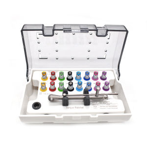 PIORPOY Dental Implant Torque Wrench Kit With 16Pcs Screw Driver Universal Restoration Dentistry Tools Kit 10-70NCM Dropship