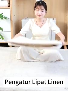 Box Lipat 66L/110L Storage Box Linen Katun Lebih Tebal: Kotak Penyimpanan Pakaian Serbaguna / Mainan Box Tahan Lembab Baju Besar Organizer