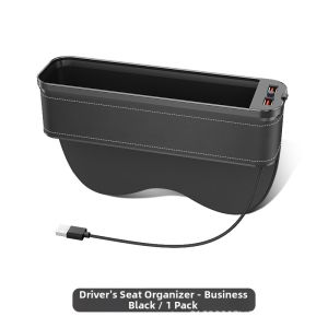 LED Light Charging Car Seat Gap Storage Box
