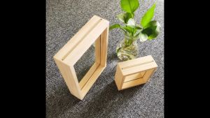 Khung Ảnh Để Bàn Gỗ Thông Dày Decor 2 Mặt Mica Trong Suốt Trang Trí Nhà Hay Làm Quà Tặng Handmade