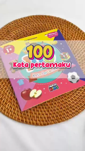100 Kata Pertamaku ARAFAH KIDS Usia 1+ Tahun Buku Bayi 100+ My First Words Bilingual Dua Bahasa Indonesia Inggris Tim Hirzul Amani