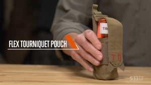 5.11 Tactical - Flex Tourniquet Pouch ซองอุปกรณ์ฉุกเฉิน อุปกรณ์เสริม เพ้า TQ ขนาดกะทัดรัด Official Store