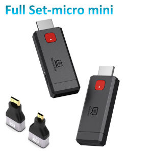 80M 5.8G 1080P Wireless Video Audio Transmitter HDMI-Compatible Receiver Extender Display Dongle for TV Box Monitor Projector PC