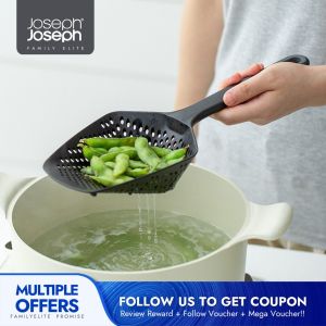 Joseph Joseph Scoop Plus Colander Easy Drain Water and Cooking Oil Kitchen Tool 10160