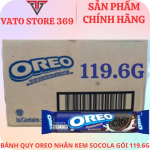 Bánh quy kem OREO vị socola gói 1196g