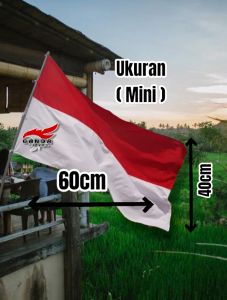 bendera merah putih ukuran 40cm x 60cm kualitas terbaik