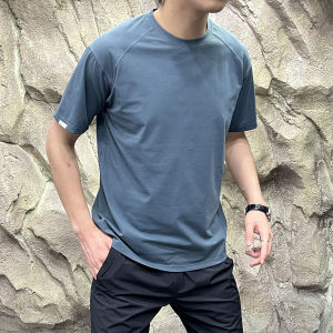 Dragon Sorona Cool Sensation Technology Mens Short Sleeve T-Shirt Quick Dry Outdoor Summer Sportswear Casual round Neck