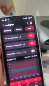 Chihiros Aquarium Cooling Fan with Wind Speed & Angle Adjustable Timing Function Bluetooth Controller App