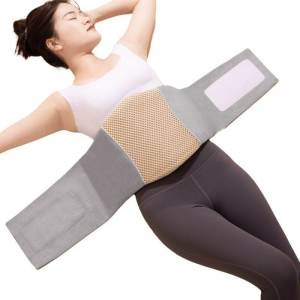 Heated Belt Womens Health Care Pain Relief Electric Heating Warm Belly Salt Bag Therapy Pack Waist Support Menstrual Cramps