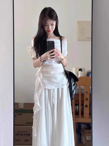 XUECAIQI | Off Shoulder Casual Comfortable Stylish Large Size Women Set