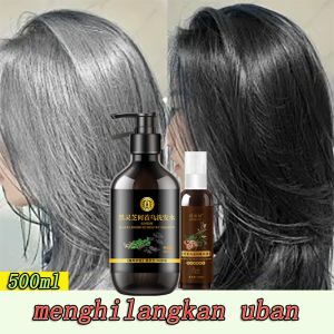 black Hair Growth Serum Spray Herbal Essence Fast Promotes Hair Growth Serum Prevent Hair Loss improving Hair follicle Hair Loss Treatment Spray Men & Women hair loss tonic Promoting Hair Growth Hair Tonic Serum
