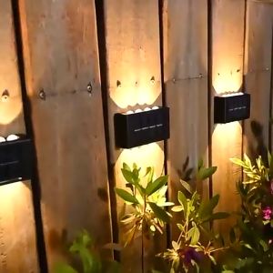 Lampu Taman Tenaga Surya Cob Sensor Light LED Solar Lamp /Lampu Dinding Outdoor-Lampu Dinding