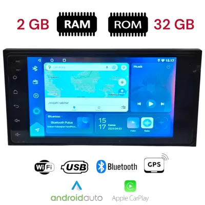 Head Unit Android 7 inch PnP TOYOTA Sigra Calya Innova Avanza DHD-7001