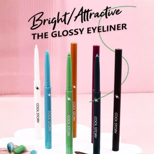 Colored Ultra-Fine Eyeliner Gel Pen Waterproof Type Non-Smudged Long-Lasting Red Inner To Lower Eyelid Pen Dual-Purpose Professional Set一套彩色眼线胶笔