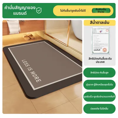 Watthour | พรมเช็ดเท้ากันลื่นดูดซับน้ำหนา