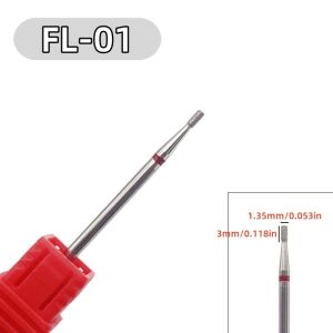 1 Mũi Khoan Móng Kim Cương Cỡ Lớn Đầu Mài Mịn Thép Không Gỉ Dụng Cụ Làm Sạch Da Chết Dụng Cụ An Toàn Mũi Khoan Móng Nga
