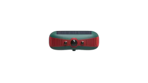 【2026 Newest】Ultrasonic Monkey Repellent PIR Sensor Controlled Siren and Strobe Alarm System Solar Alarm