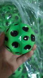 Mainan Anak Bouncing Bouncy Ball / Bola Mantul Bekel / Warna Warni / Menghilangkan Stress