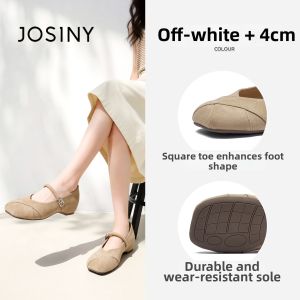 Josiny | Leopard Print Vintage Heeled Mary Jane Shoes