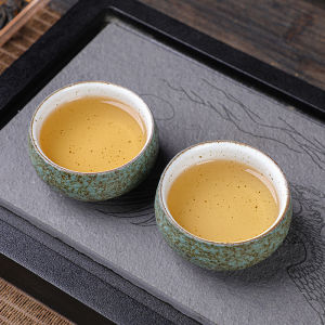 Retro Yaki Ceramic Small Teacup