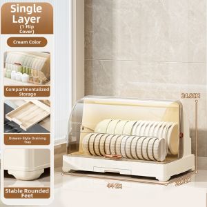 HANYUXUAN | Dish Drainer with Lid and Drying Function