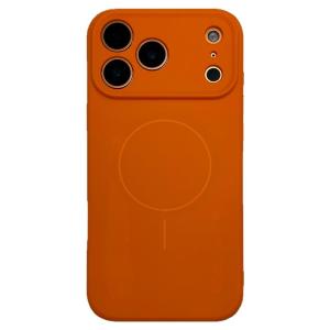MENGKE.CASE | Shockproof Magnetic Liquid Silicone Full-body Phone Case Orange