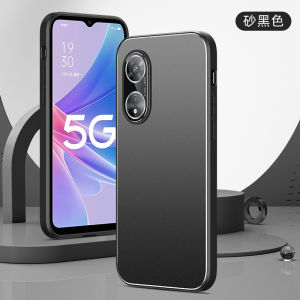 เคสโทรศัพท์ OPPOA97 แบบหนาบาง ป้องกันการตกหล่น หน้าจอป้องกันเลนส์ เปลือกแข็งแบบด้าน โลหะผสม เคลือบซิลิโคน เคลือบอะลูมิเนียม เข้ากันได้กับผู้ชาย