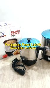 Mug Listrik Teko Pemanas Air Elektrik Panci listrik Serbaguna Sainless Steel Ukuran 11 12 13 14 15 Cm