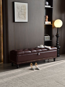 Nordic Style Storage Storage Stool Bench Clothing Store Multi-Functional Sofa Shoe Changing Bench Bedroom Rectangular Storage Stool