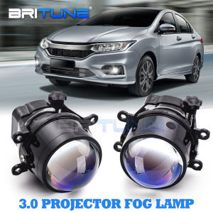 3.0 Fog Light Projector For Honda City/Jazz/Civic Fog Lamp Assembly Spotlight Spot Light Bi-xenon Projector Lens H11 LED HID Car Accessories
