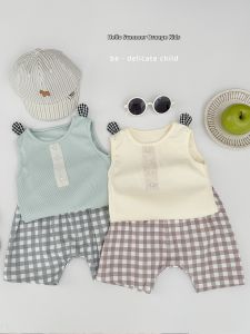 Cute and Leisurely Baby Boys Sleeveless T-shirt