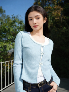 Semir | Áo Thun Dài Tay Mùa Xuân Có Dây Kéo Giả Lớp