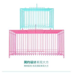 Isolated Mesh Cage for Hamsters Rabbits Birds Resting Hideout Indoor Pet Shelter Encrypted Chicken Wire Design Winter Triangle