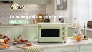 Lò nướng & hấp Bear DKX-C20R5 18 L – Công suất 1200W – Nướng/hấp – Bảo hành chính hãng 18 tháng