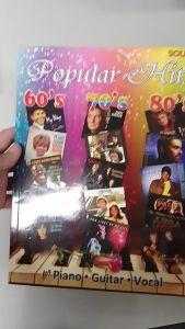 POPULAR HITS OF THE 60S 70S 80S FOR PIANO GUITAR VOCAL