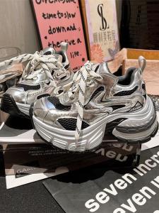 Giày Thể Thao Đế Dày Thường Ngày Cho Nữ Giày Thể Thao Màu Hồng Cao Cấp Giày Thể Thao Đế Xuồng Đế Cao Su Mùa Hè 2025