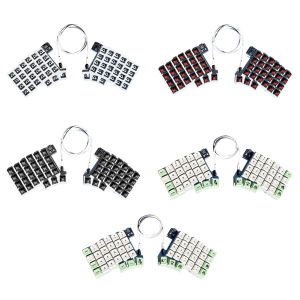 【Celec】Split Keyboard Wired Ergonomics Keyboard Hot Swap Gaming Keyboard Split-layout Keyboard Customized PC Gamer Accessories【7-day Return Guarantee】