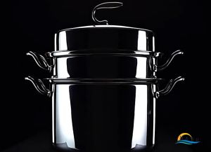 Nồi Hấp 3 Tầng Inox 304 Cao Cấp Bếp Từ Ga Không Gỉ Đạt Chất Lượng Đức SSGP