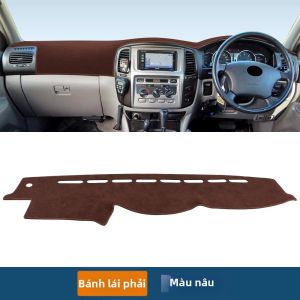 Tấm Phủ Taplo Chống Trượt Toyota Land Cruiser 100 LC100 Phụ Kiện Nội Thất Ô Tô Cho Các Mẫu Xe 1998-2007 Chất Liệu Vải Flannel