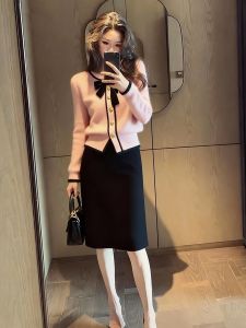 DANTING | Chic Trendy Stylish Pink Knitted Cardigan Women