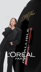 [สินค้าใหม่]ลอรีอัล ปารีส L’Oréal Paris Infallible Pro-Cover Cushion 14g คุชชั่น+ฟรี รีฟิล ปกปิดขั้นสูง ติดทน ฟินิชซอฟต์แมท