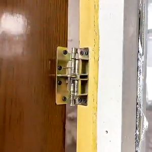 4-Inch Automatic Door Closer - Durable Steel Self-Closing Spring Hinge with Invisible Design & Right Angle Locator