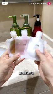 50ML Portable Refillable Flip-top/Spray Bag for Perfume Hand Sanitizer Shampoo Lotion Storage and Mini Funnel HMH06